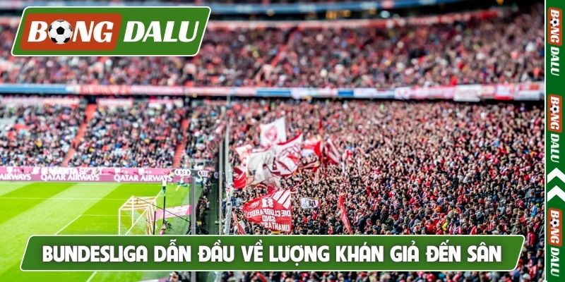 Bundesliga luôn dẫn đầu về lượng khán giả đến sân nhờ bản sắc độc đáo
