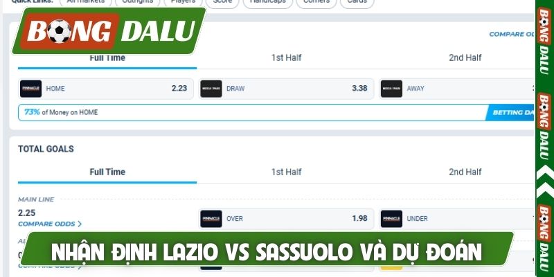 Nhận định Lazio vs Sassuolo và dự đoán kết quả