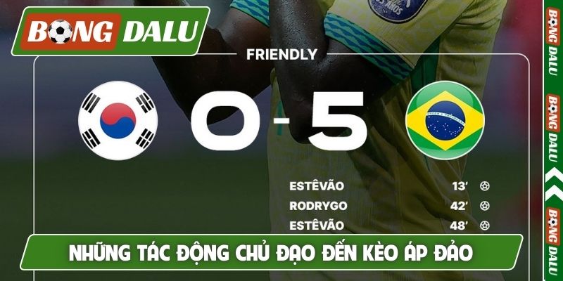 Những tác động chủ đạo đến kèo áp đảo