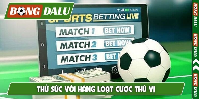 Thử sức với hàng loạt cược thú vị